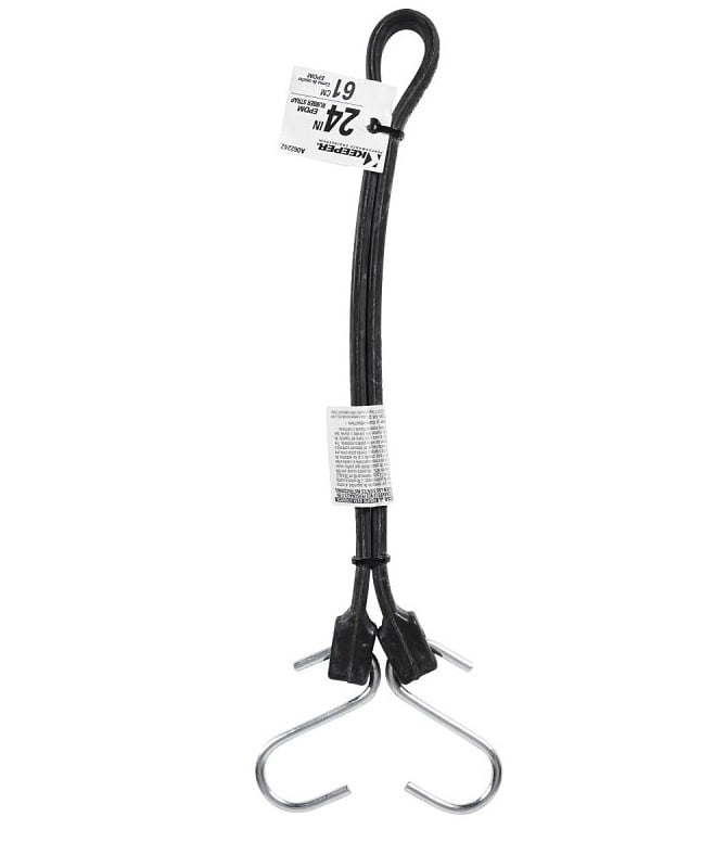 Black Rubber Bungee Cord 24' L