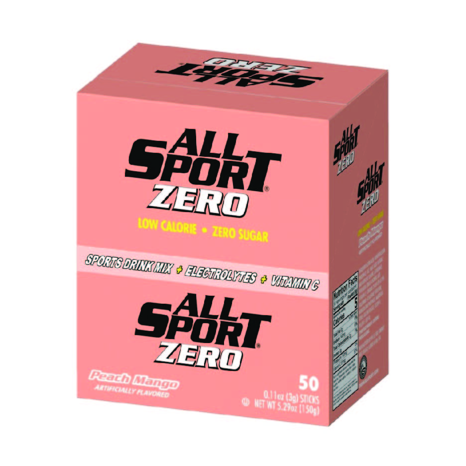 All Sport Zero Powder Sticks Peach Mango