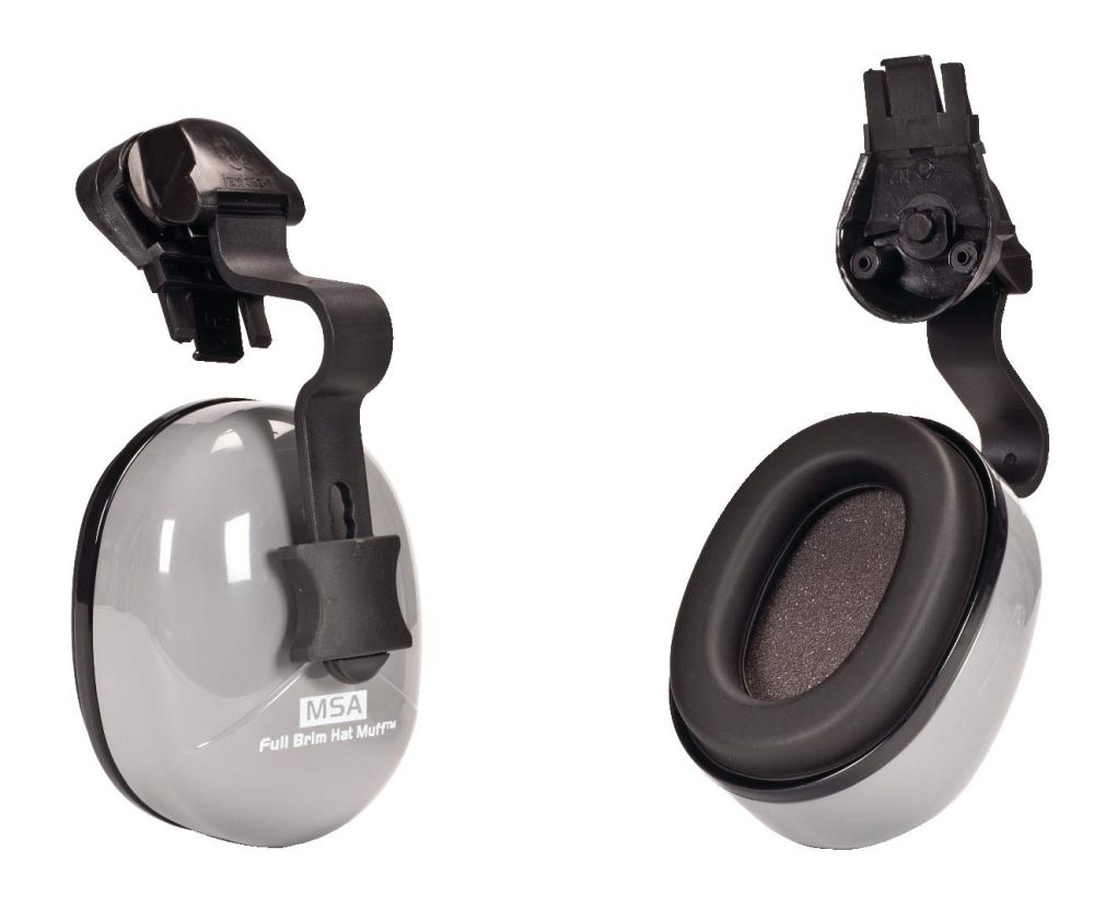 MSA Full Brim Mounted Earmuff NRR 25dB