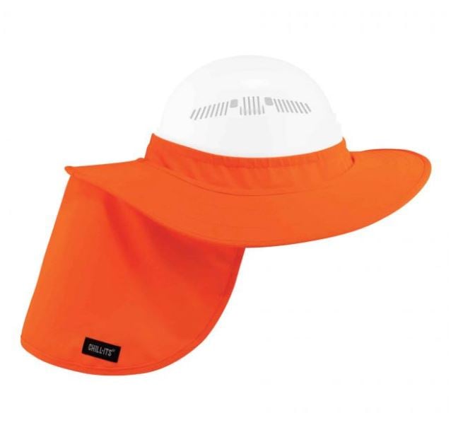 ERGODYNE HARD HAT NECK SHADE ORANGE