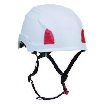 Traverse White Type II Class E Helmet
