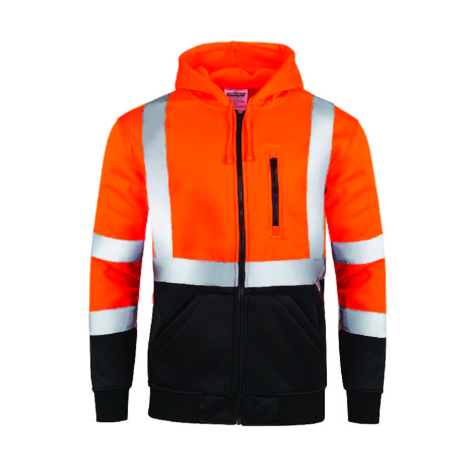 PIP ZIPPER SWEATSHIRT ORANGE