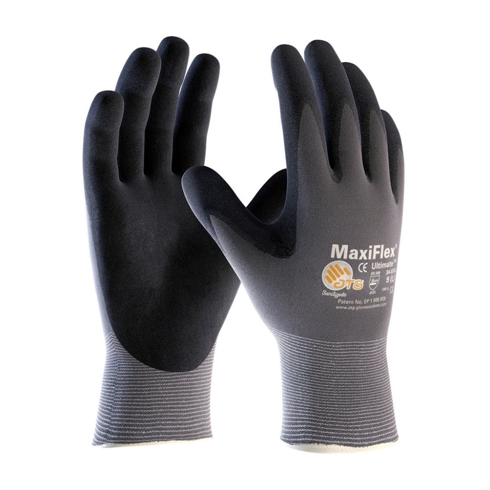 MaxiFlex Ultimate Glove with Nitrile Coa