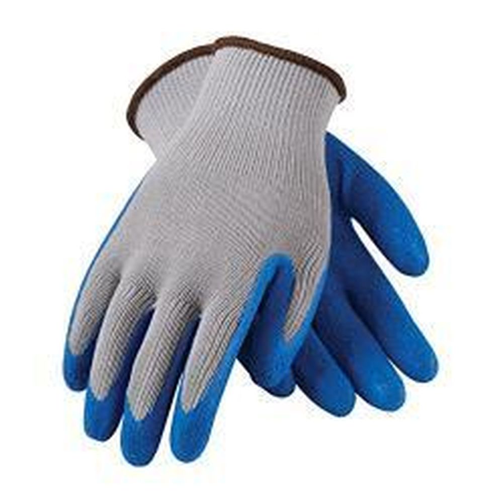 G-Tek Blue Latex Palm Dip Glove