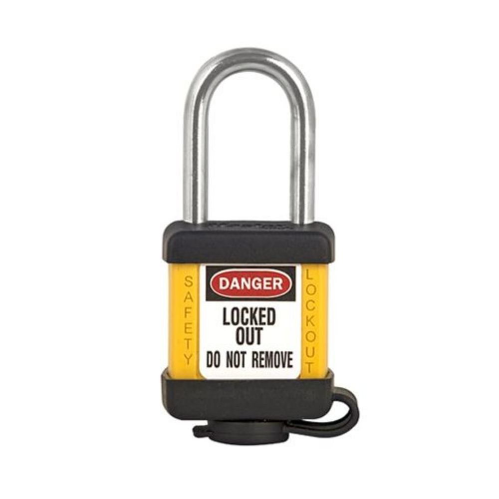 Master Lock Thermoplastic Yellow Padlock