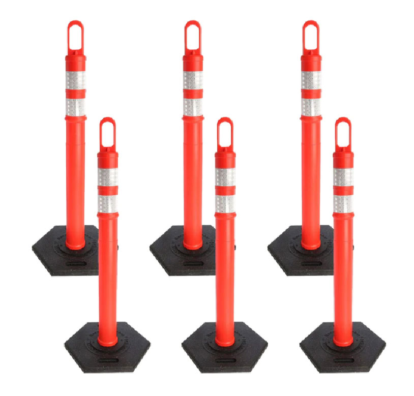 Reflective Delineators with 18 lb base