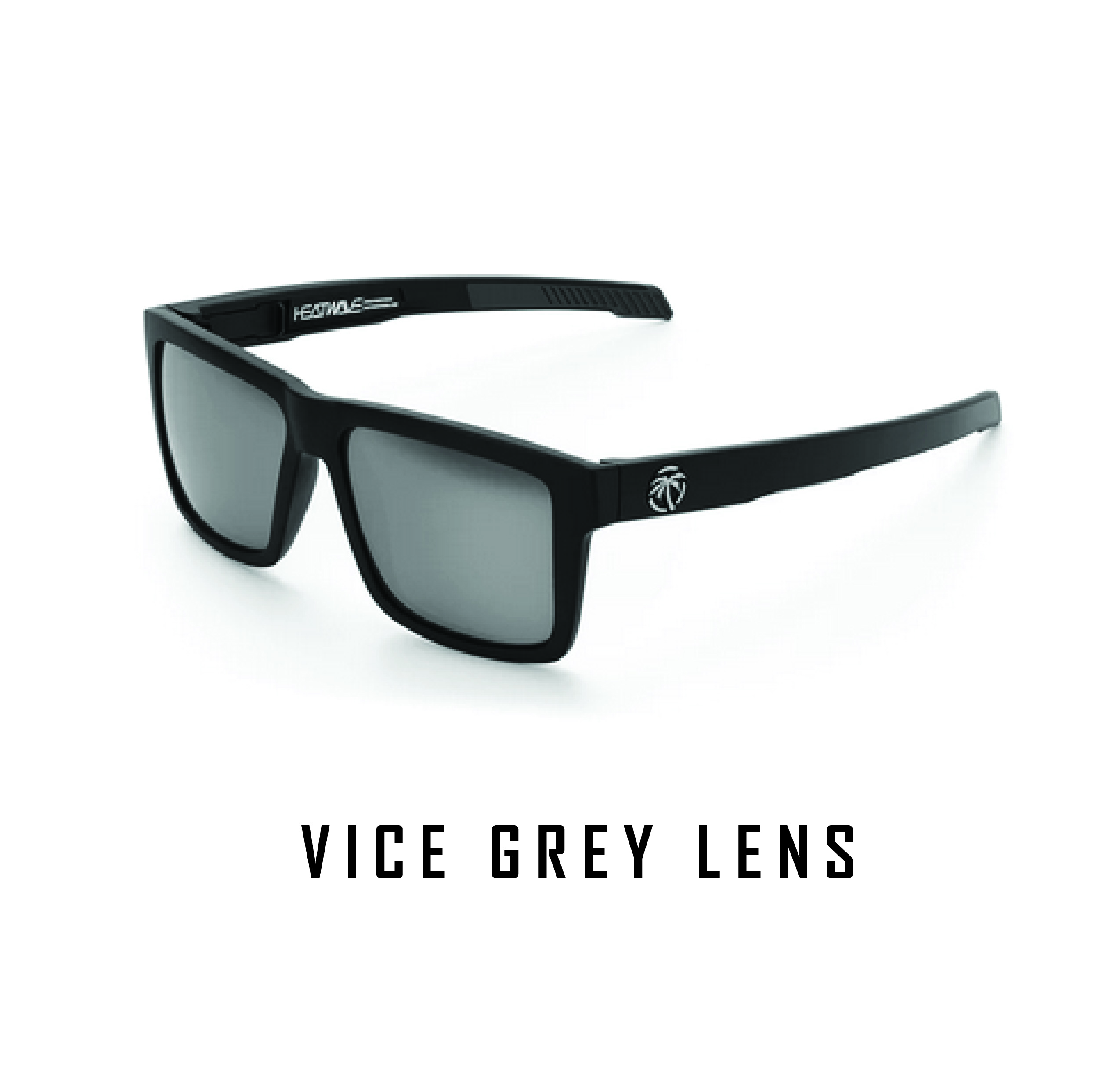 HEATWAVE Vise Black Frame Gray Lens